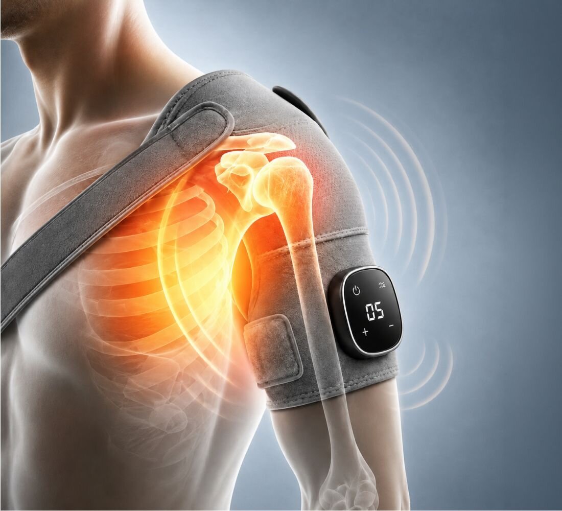 Kinessana – Deep Heat, Shoulder Massager & Relaxing Vibration